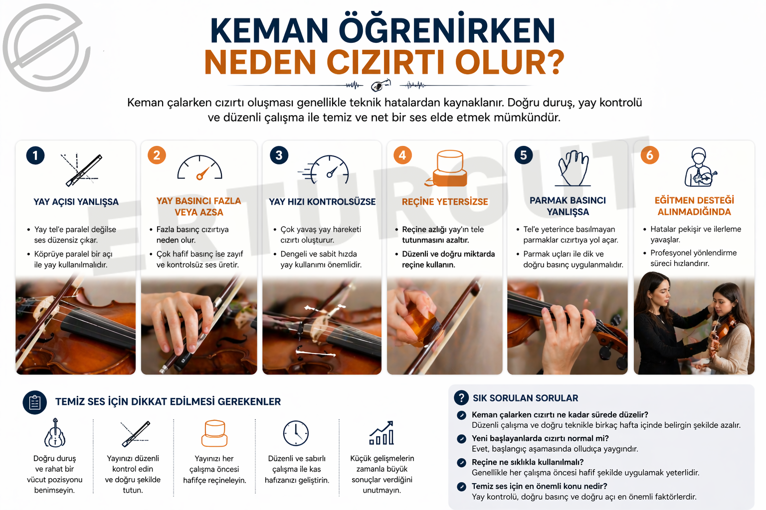 Keman Öğrenirken Neden Cızırtı Olur?