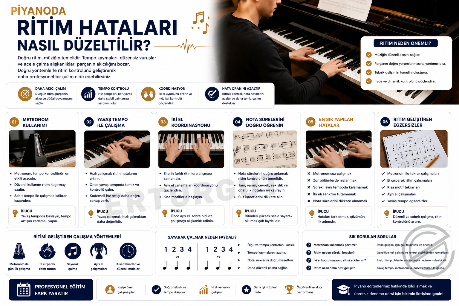 Piyanoda Ritim Hataları Nasıl Düzeltilir?